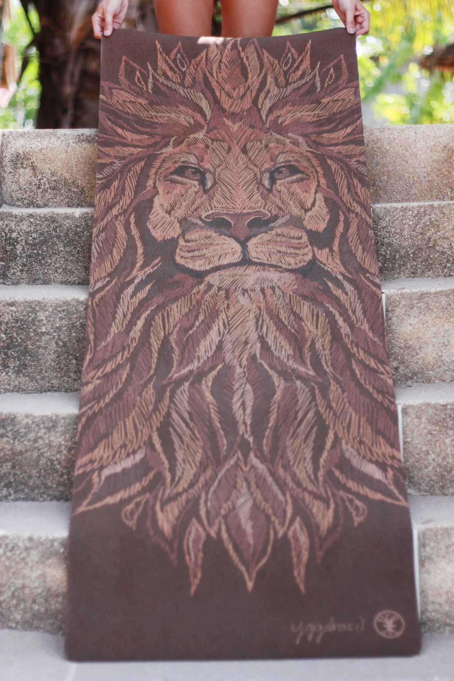 Be the Lion | 3.2mm cork yoga mat